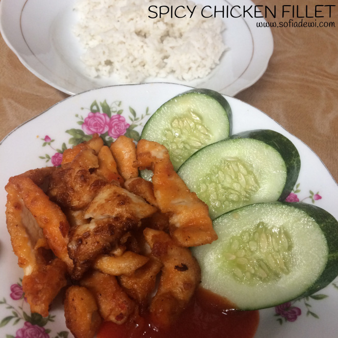 Yuk bikin spicy chicken fillet sendiri, cukup 15 menit saja lho