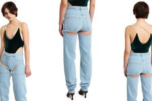 Terlihat bolong, celana jeans lepas ini ternyata harganya fantastis