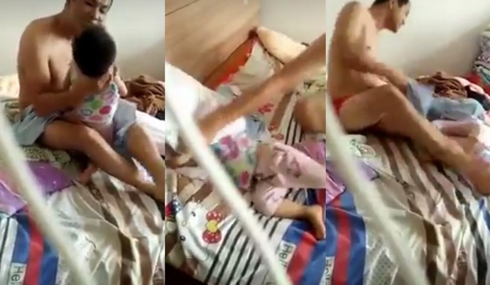 Cara ayah ini hukum anaknya yang menangis dijamin bikin kamu geram