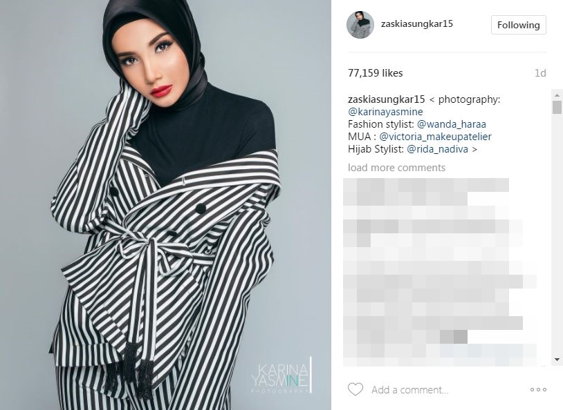 Berhijab tapi pose begini, Zaskia Sungkar dikritik penggemarnya