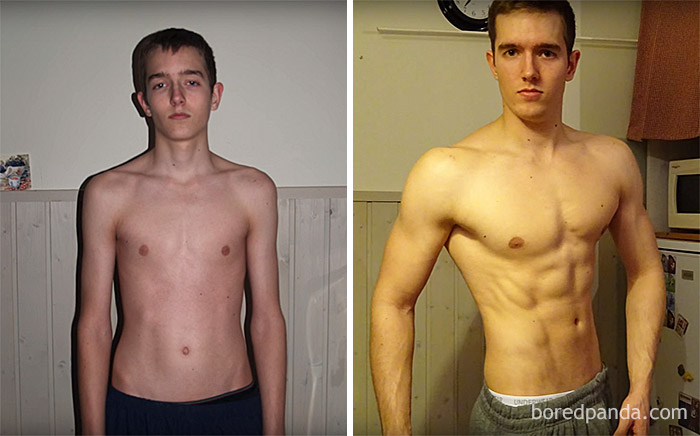 Rajin fitnes, 17 cowok ini transformasi tubuhnya bikin 'pengen meluk'