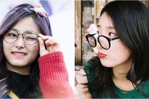 12 Idol K-Pop cewek ini cantiknya nambah pas pakai kacamata, gemes deh