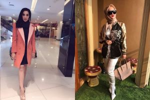 Mulai berhijab, begini 10 penampilan terbaru 'Syahrini KW'