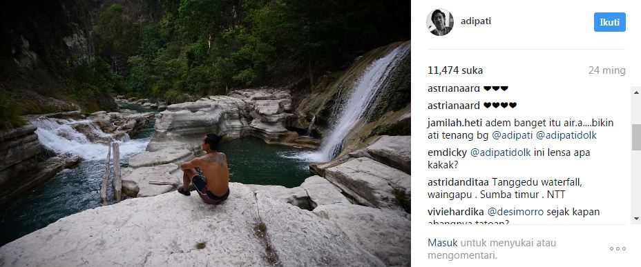 Coba kamu tebak, selebriti Tanah Air ini lagi nyantai dimana hayo?