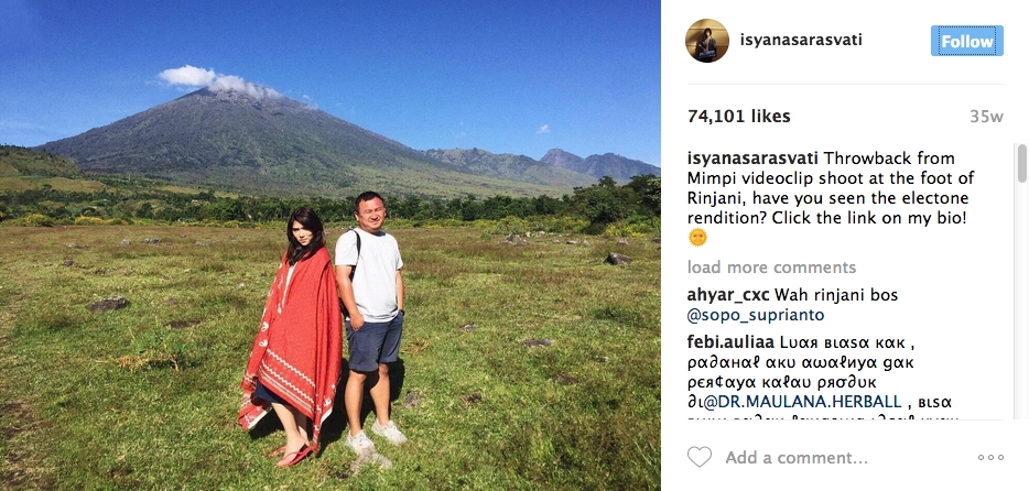 Coba kamu tebak, selebriti Tanah Air ini lagi nyantai dimana hayo?