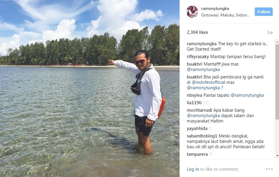 Coba kamu tebak, selebriti Tanah Air ini lagi nyantai dimana hayo?