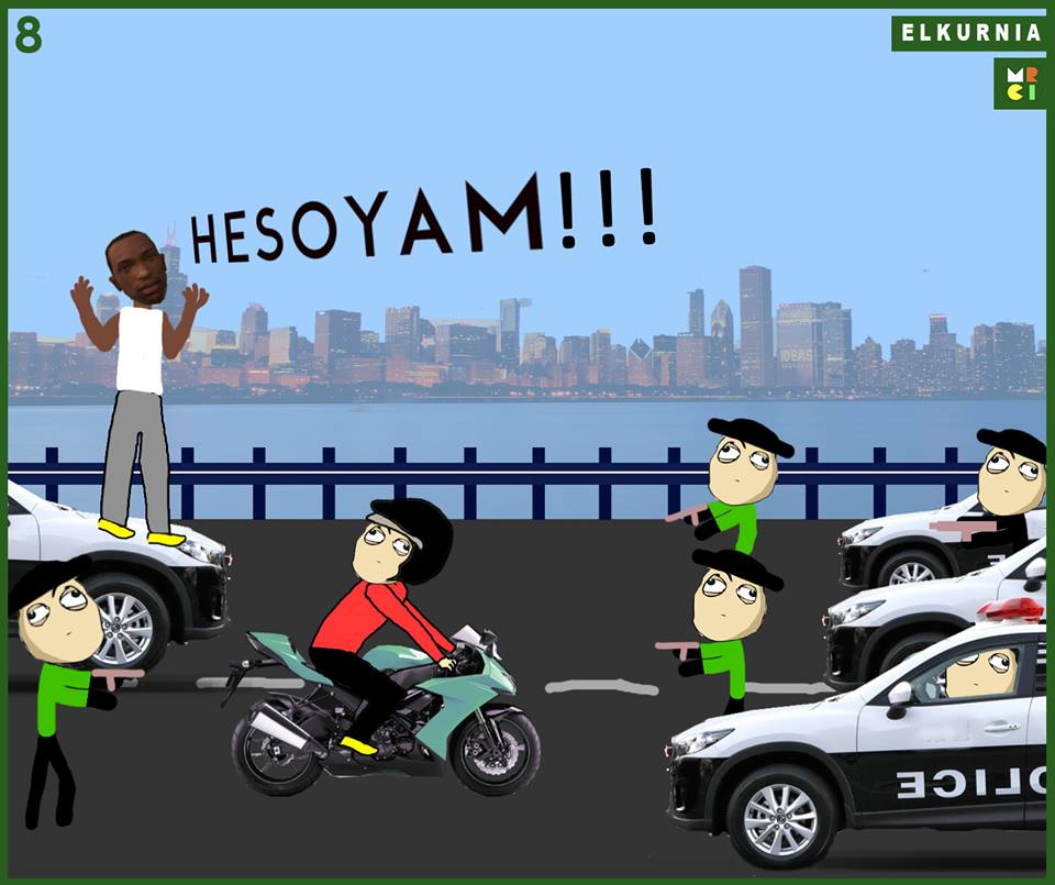 Komik Oting dan CJ salah cheat, anak game paham banget nih