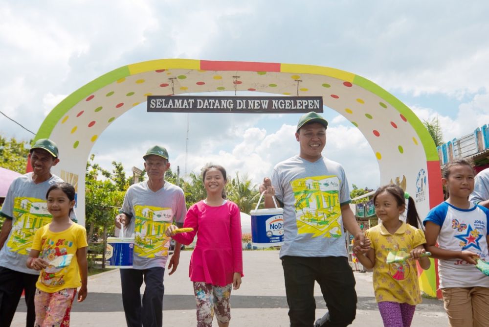 Kampung 'Teletubbies' Jogja jadi penuh warna, yuk tengok seperti apa?