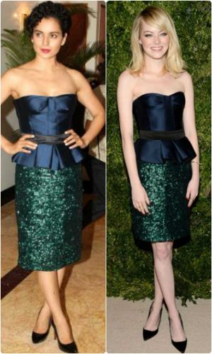 10 Seleb Bollywood ini bajunya pernah kembar dengan aktris Hollywood