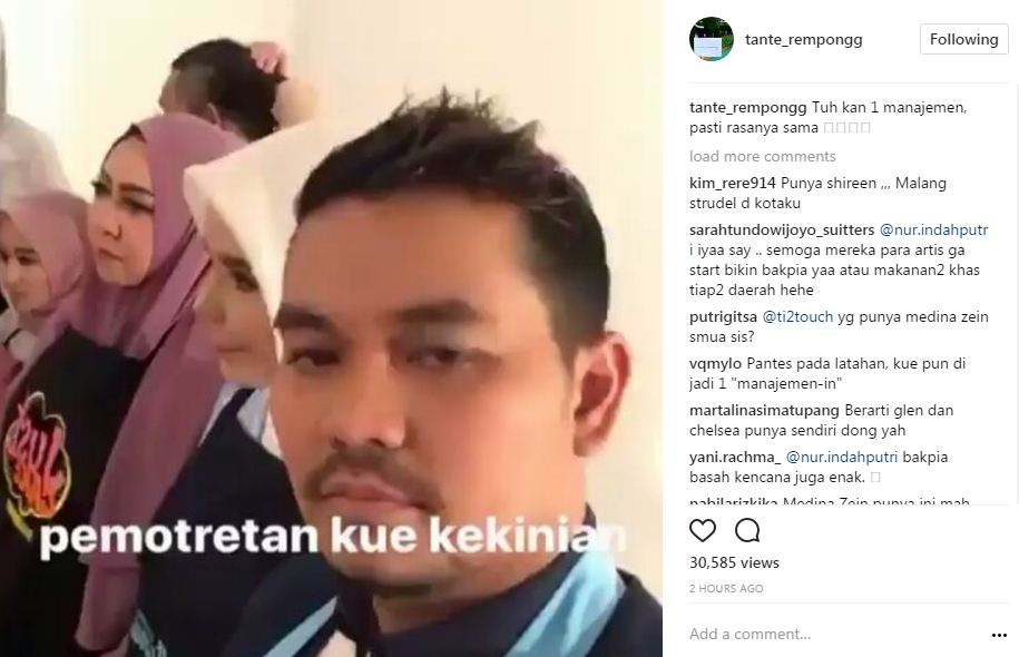 Terkuak sudah, kue kekinian para artis ini ternyata 1 manajemen