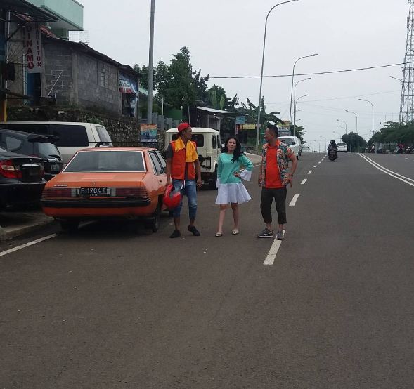 12 Foto di balik layar sinetron terbaru Ayu Ting Ting, Sambalado