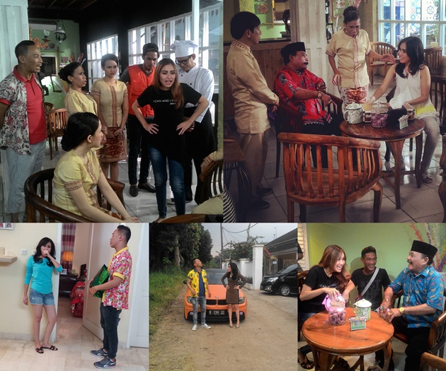 12 Foto di balik layar sinetron terbaru Ayu Ting Ting, Sambalado