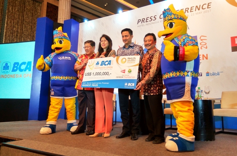 Wow, BCA Indonesia Open turnamen bulutangkis termahal di dunia lho