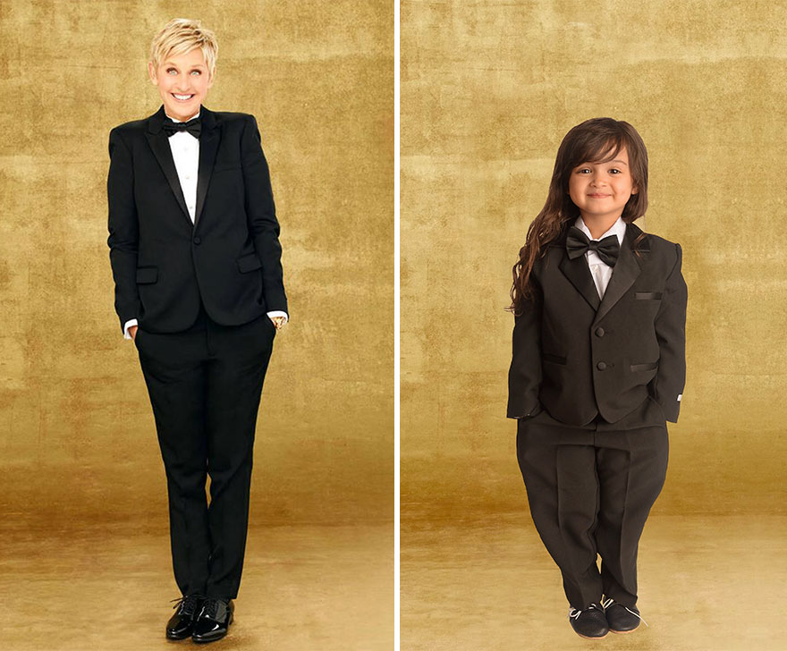 12 Foto balita tirukan pose tokoh terkenal dunia, dijamin bikin gemes