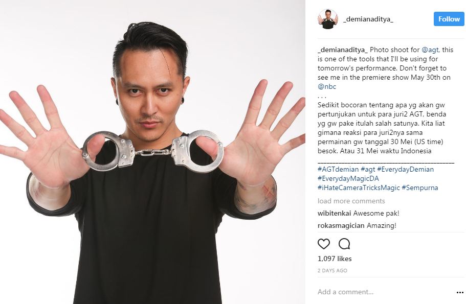 Bikin bangga, Demian Aditya bakal pamer sulap di America's Got Talent