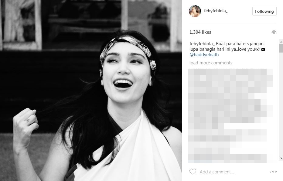 Dituding sebagai pelakor, ini tanggapan enteng Feby Febiola