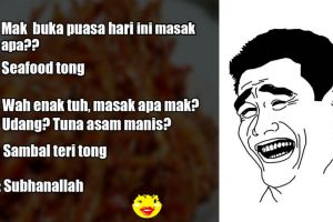 7 Obrolan lucu soal berbuka puasa ini bikin ketawa, kocak banget dah!
