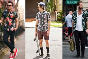 10 Mix & match kemeja Hawaii buat cowok ini ceriakan musim panasmu