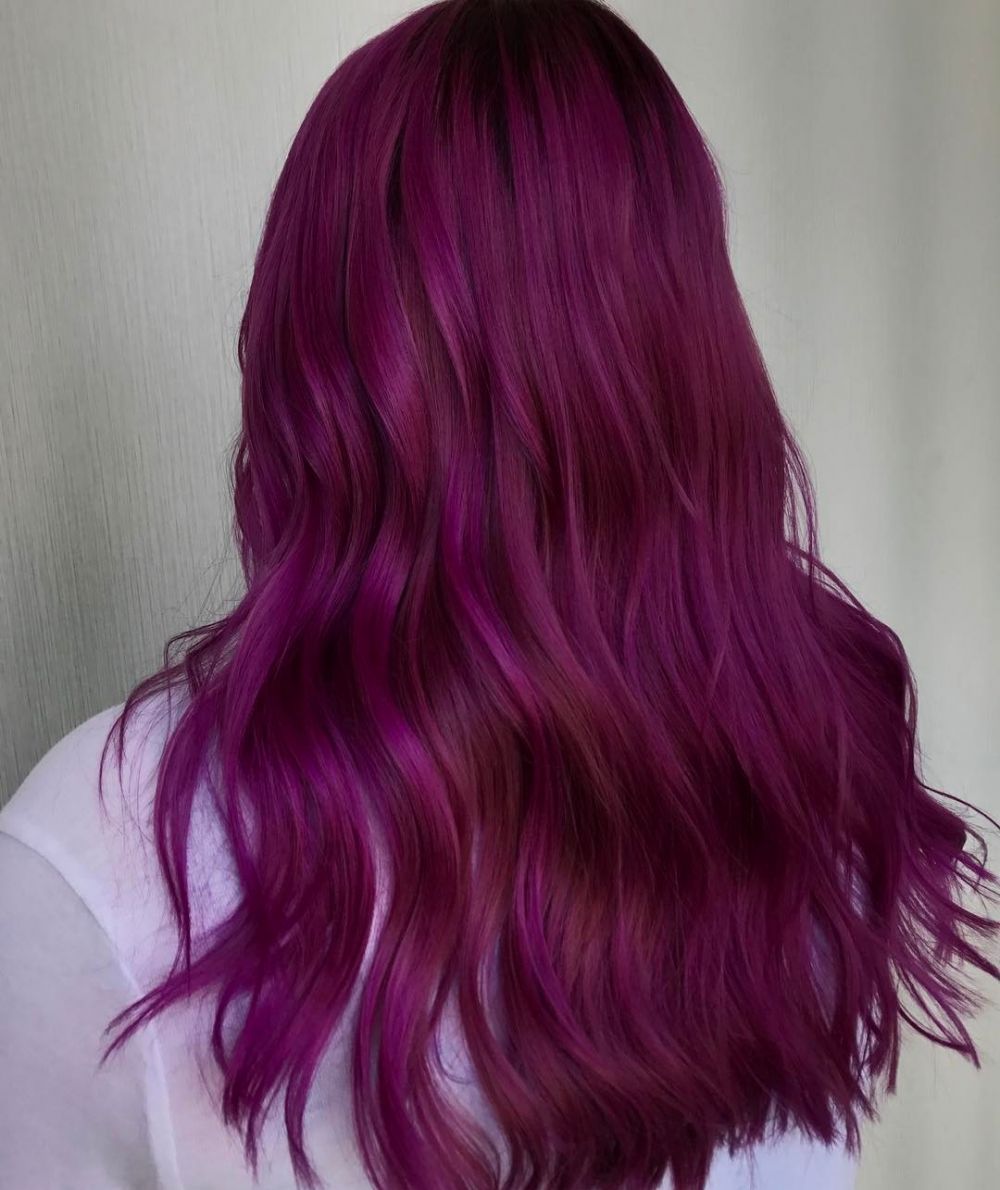 10 Inspirasi burgundy  hair tren pewarnaan ini cocok untuk 