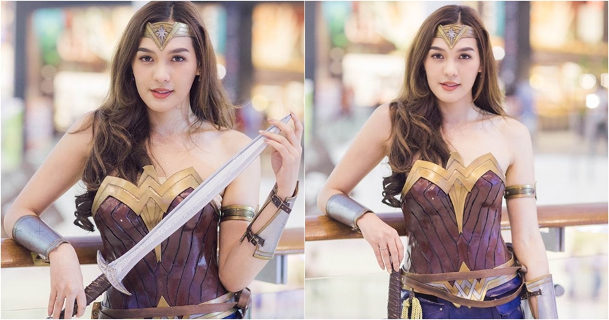 10 Foto model berpakaian ala Wonder Woman, nggak kalah sama Gal Gadot