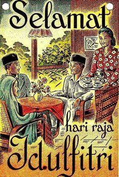 6 Poster iklan lebaran jadul dan langka di Indonesia, kece banget deh!