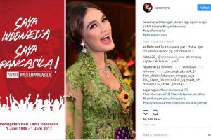 15 Gaya seleb gaungkan 'Saya Indonesia, Saya Pancasila'