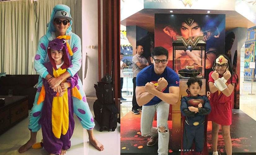 6 Seleb hot papa ini jadi single parent, bukti ayah penyayang nih..