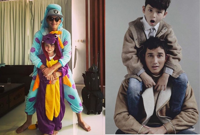 6 Seleb hot papa ini jadi single parent, bukti ayah penyayang nih..