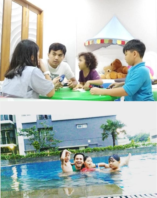 6 Seleb hot papa ini jadi single parent, bukti ayah penyayang nih..