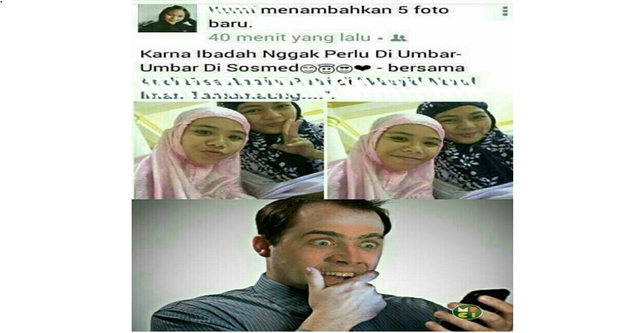 8 Meme 'pamer ibadah di medsos' ini lucu tapi juga nyindir, mak jleb