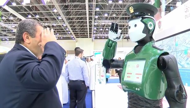 Wah keren, polisi robocop ini siap perangi kejahatan di Dubai