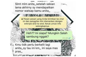 Chat salah sambung Anita & Mas Pras ini ngocol abis, bikin ngakak aja