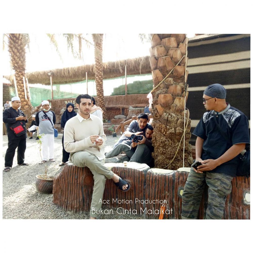 10 Foto di balik layar film Malaysia-Indonesia, Bukan Cinta Malaikat