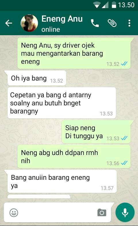 Obrolan salah paham ojek online & konsumen ini berakhir kocak