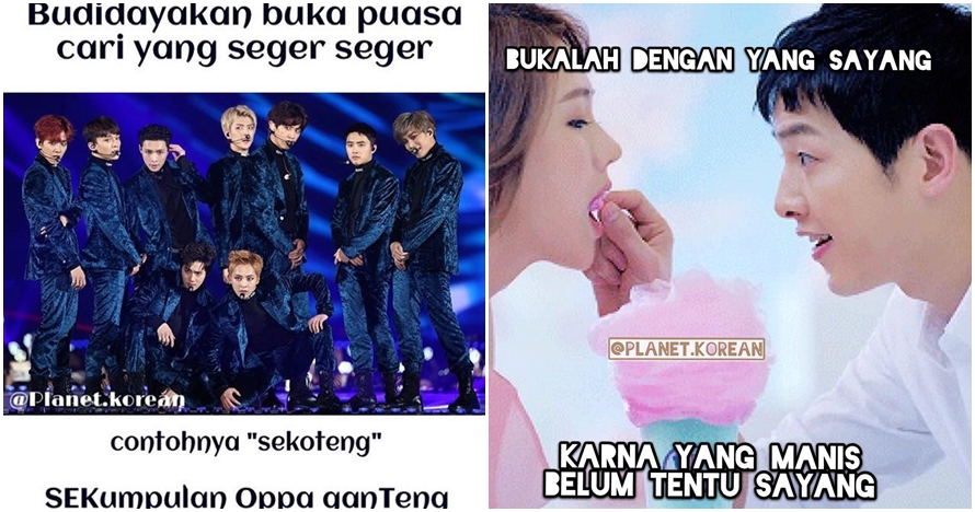 10 Meme K-Pop edisi buka puasa ini bikin tersenyum kecut