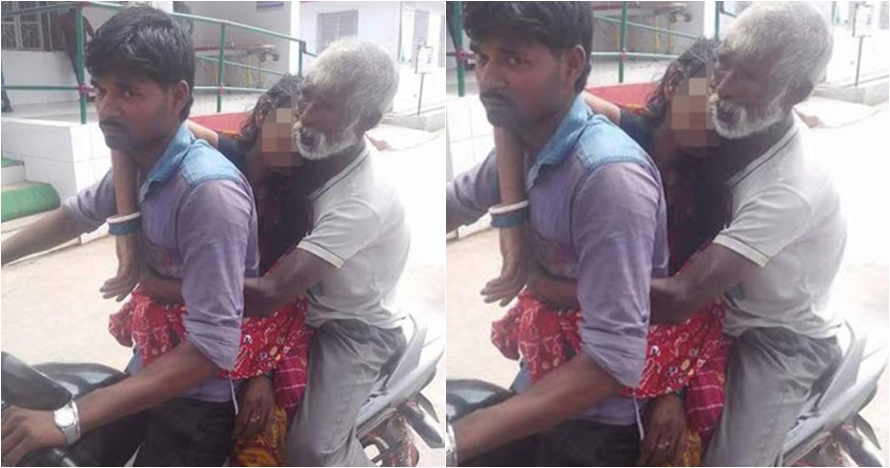 Tak mampu sewa ambulans, pria ini bawa jenazah istrinya pakai motor