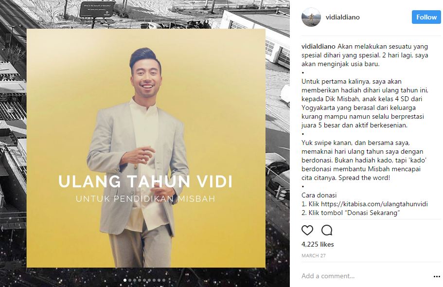 Bukan pesta meriah, 7 artis ini rayakan ulang tahun dengan aksi sosial