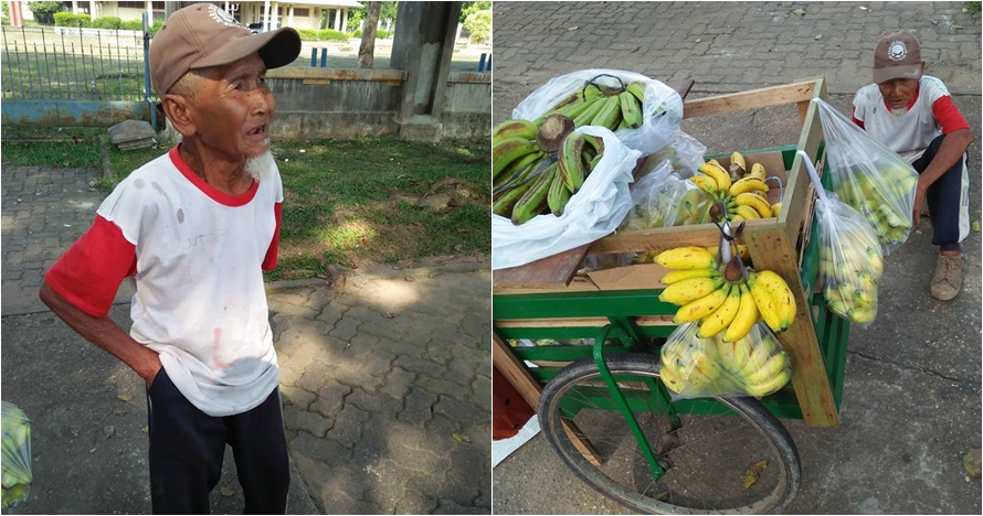 Kisah kakek penjual pisang yang dirampok ini bikin geram netizen