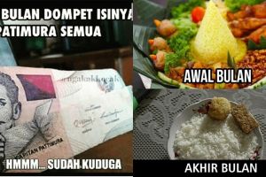 10 Meme kondisi awal dan akhir bulan ini bikin kamu tertawa getir