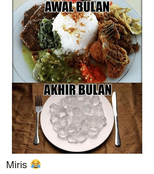10 Meme kondisi awal dan akhir bulan ini bikin kamu tertawa getir
