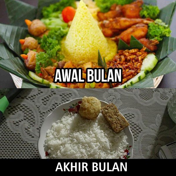 10 Meme kondisi awal dan akhir bulan ini bikin kamu tertawa getir