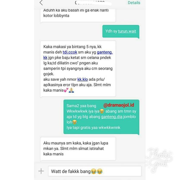 12 Chat driver ojek online yang baper sama pelanggan ini bikin nyengir