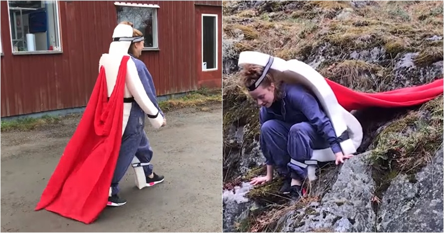 Hobi tidur siang, kasur portabel karya cewek ini tuai banyak pujian