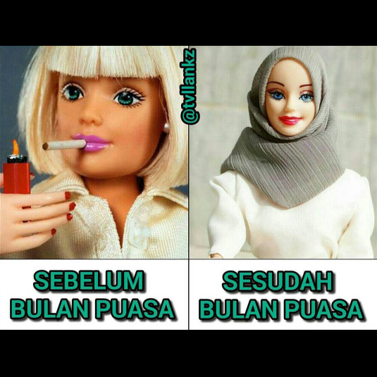 8 Meme beda ekspresi sebelum dan sesudah buka puasa ini lucu parah