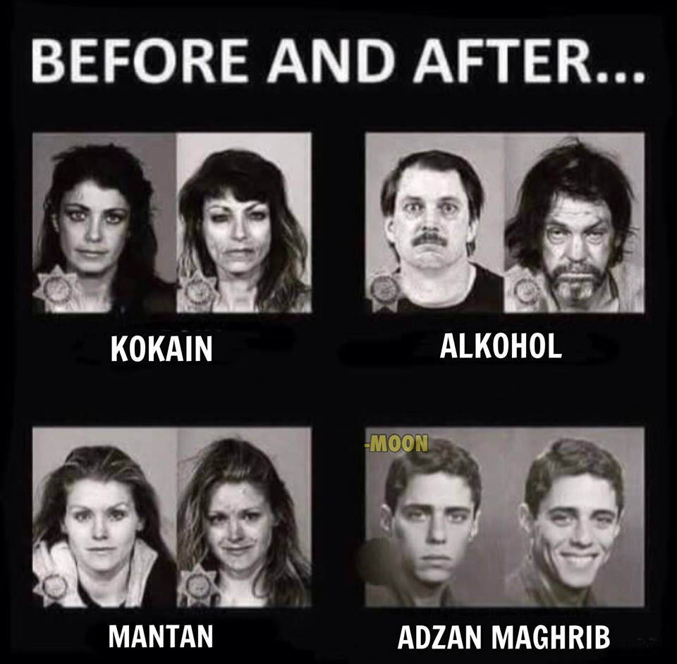 8 Meme beda ekspresi sebelum dan sesudah buka puasa ini lucu parah