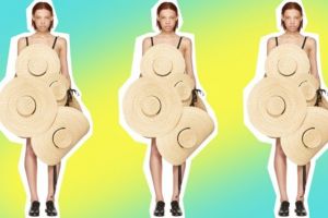 Dress unik dari topi jerami ini ternyata harganya puluhan juta rupiah