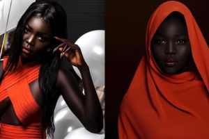 Dijuluki 'Queen of Dark', wanita berkulit legam ini sukses jadi model 