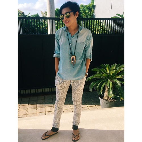 Mengaku tobat, ini 8 foto Millen saat berpenampilan maskulin