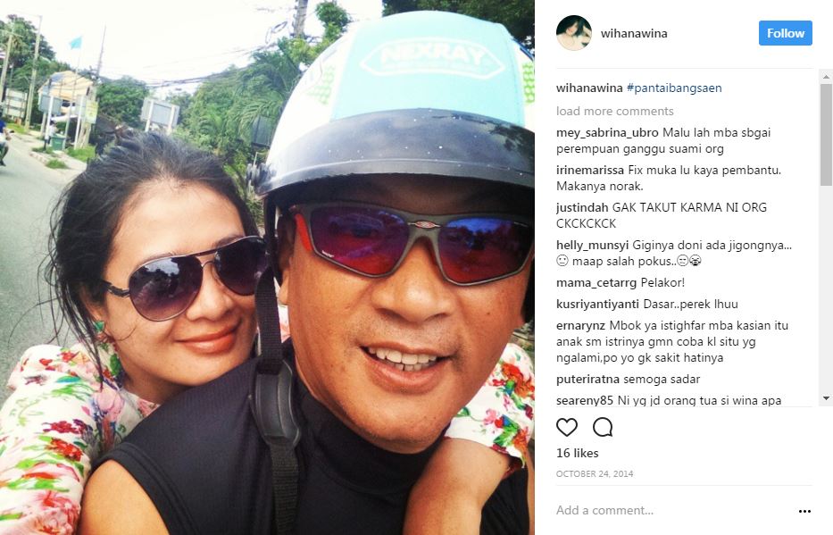 6 Foto mesra Donny Kesuma dan Wina, cewek yang kini dekat dengannya