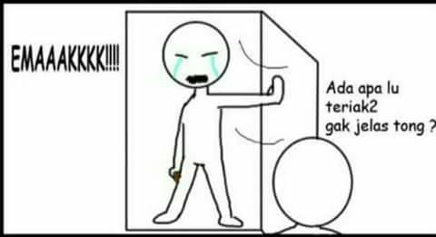 Komik 'ingatan pada emak' ini awalnya menyentuh, tapi akhirnya kocak